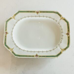 Vintage Old Knight-hood Furstenberg Brunswick Germany Platter, 16.5" x 12.25"